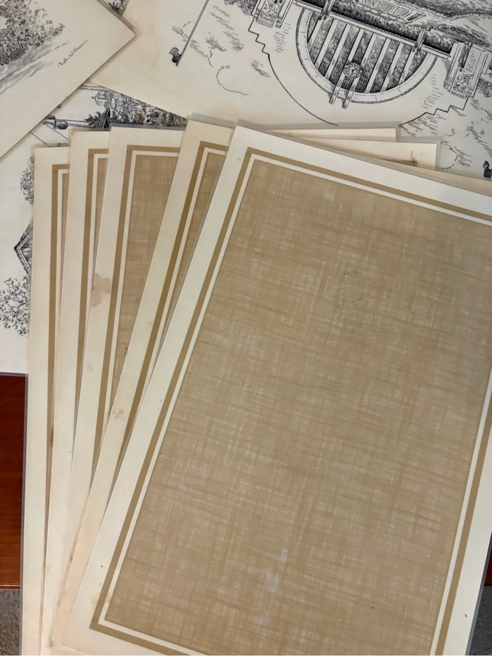 Caroline Williams Cincinnati Landmark Placemats Set of 12